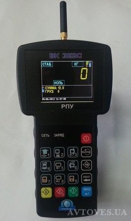 Radio channel control panel of scales of VK ZEVS III RPU